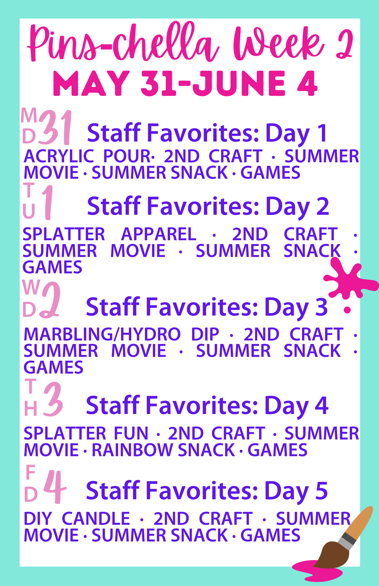 Summer Camp: Staff Favorites